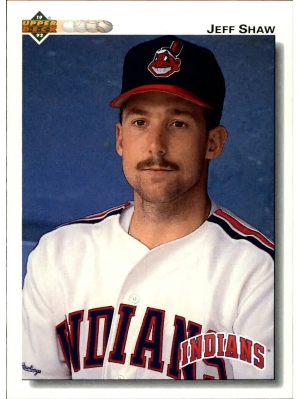 Jeff Shaw 1992 Upper Deck MLB #660 Baseball Card Cleveland Indians